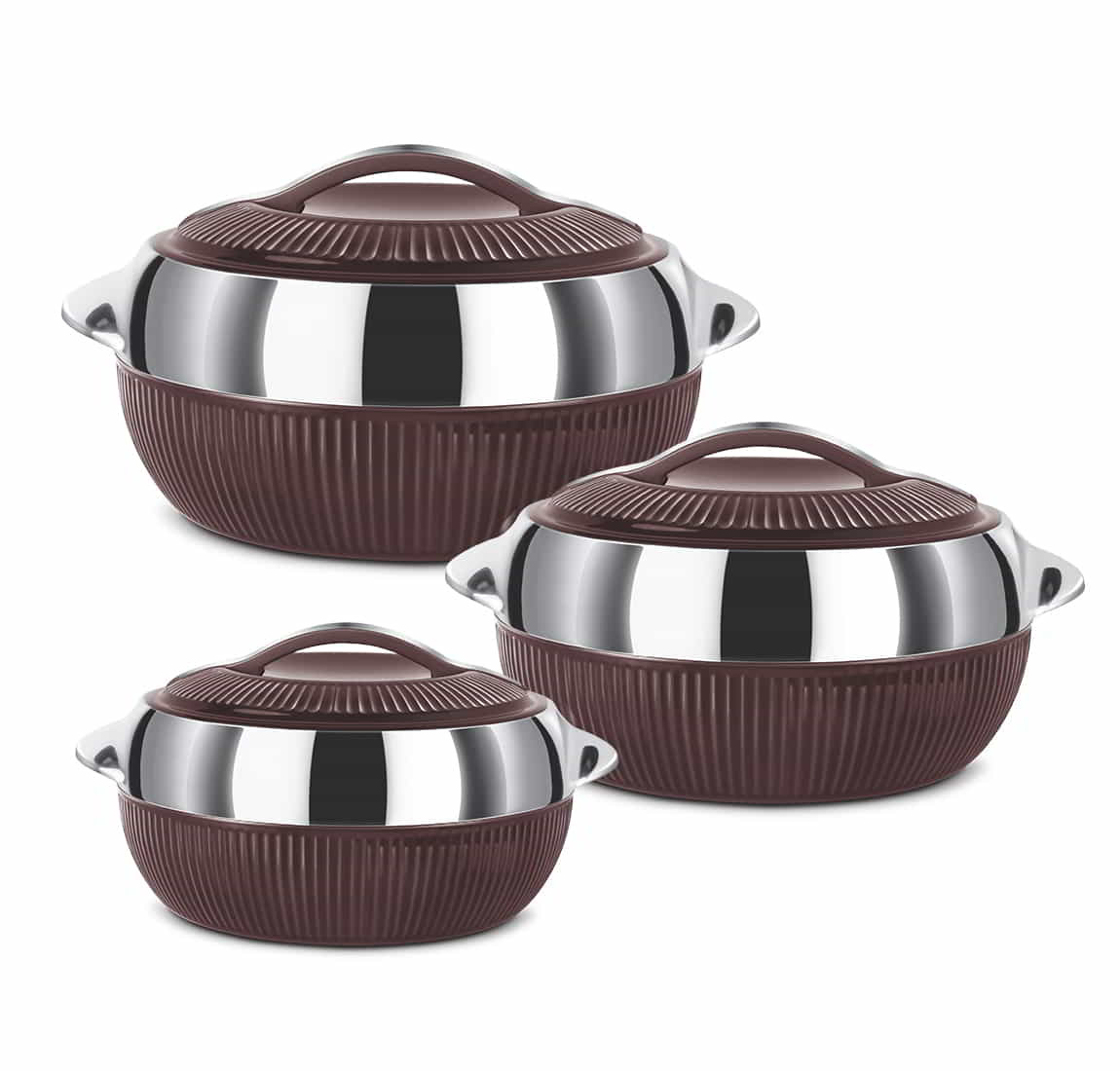 FIESTA 2650 CASSEROLE BROWN/SILVER  (AM-FIEC2650BR402-BM)