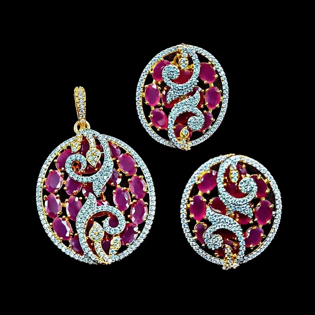 4131 AD PENDANT SET (SA00871PB) Classic 4131 AD Pendant Set