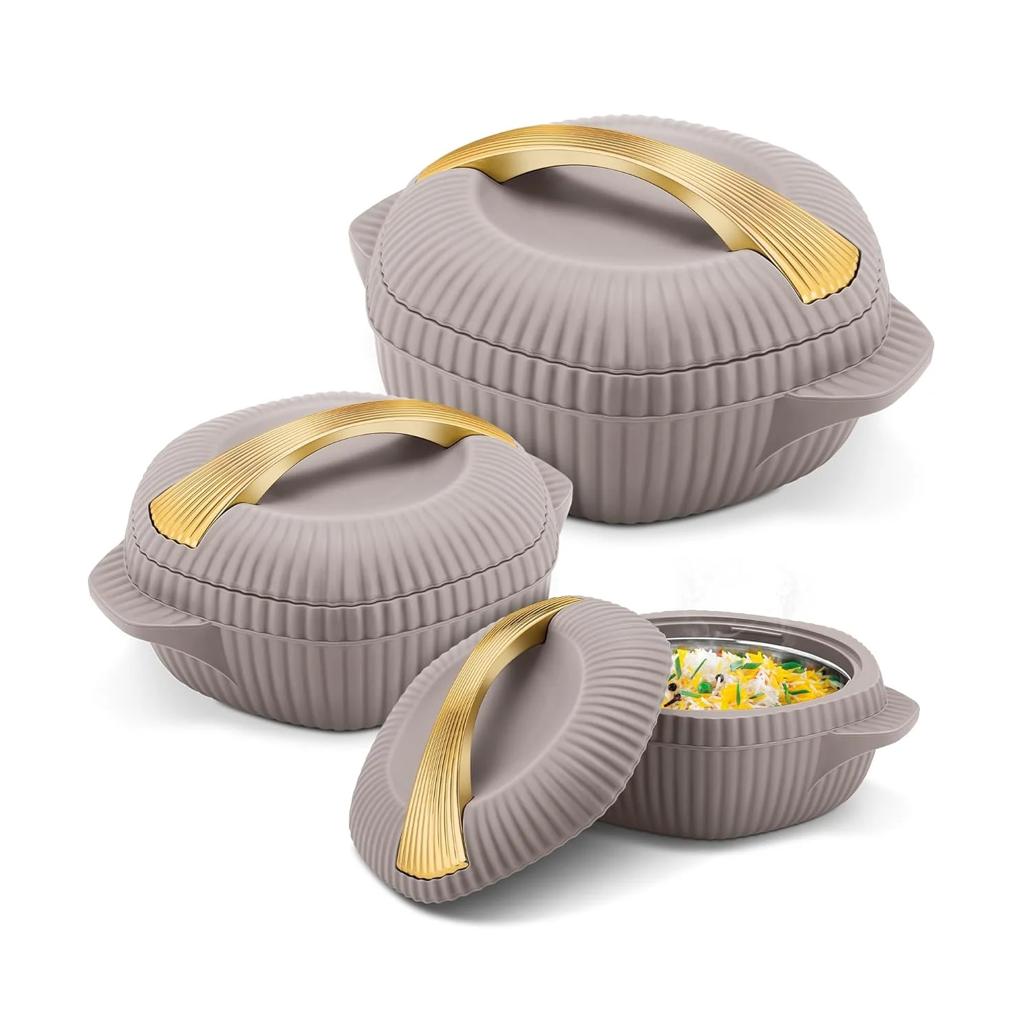 OYSTER 4500ML CASSEROLE REGULAR  GIFT SET  TAUQE  (AM-OYSC4500TA219-BM)