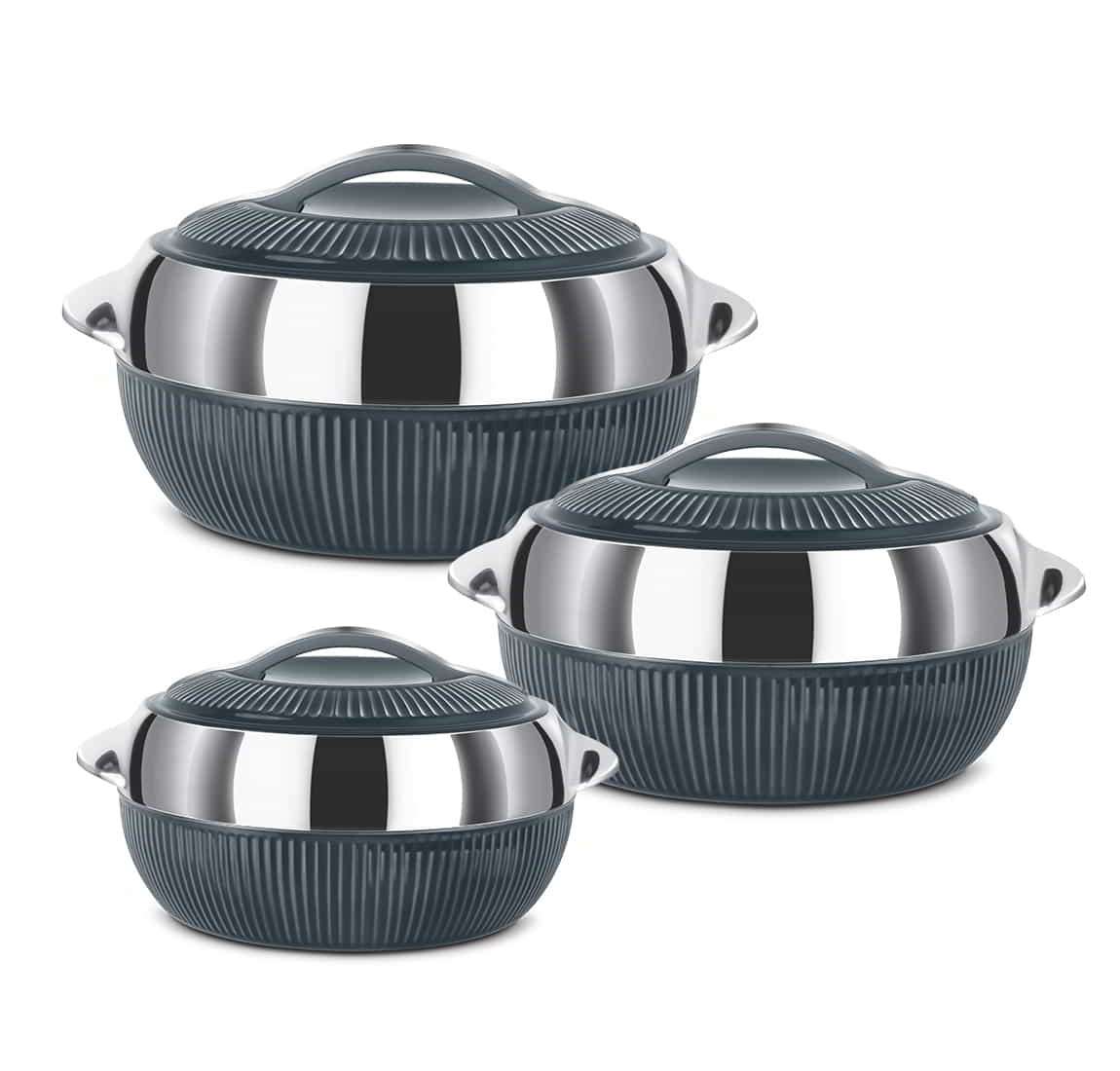 FIESTA 2650 CASSEROLE GREY/SILVER  (AM-FIEC2650GRY401-BM)