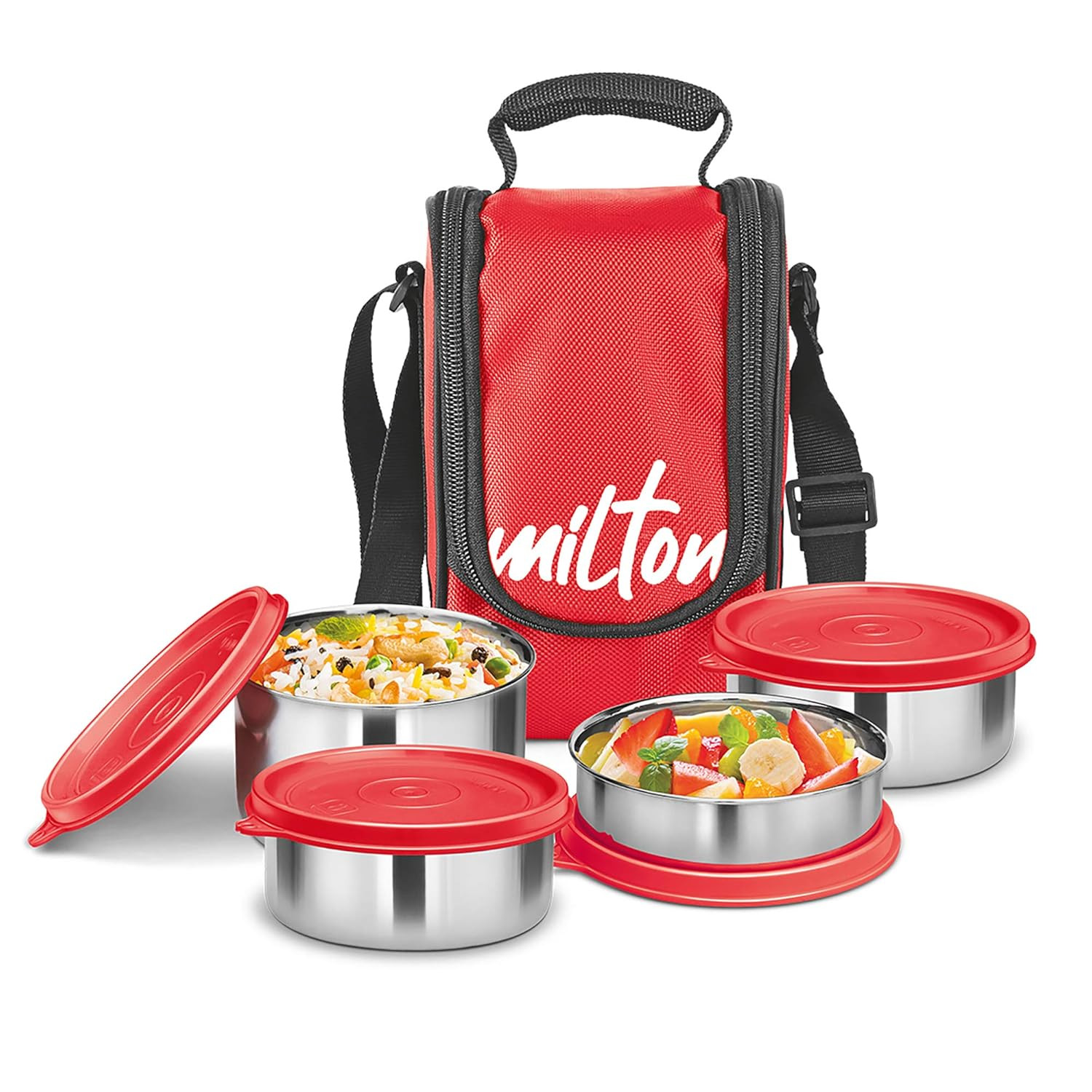 TASTY LUNCH (4) 1400ML RED (AM-TALU1400RE967-BM)